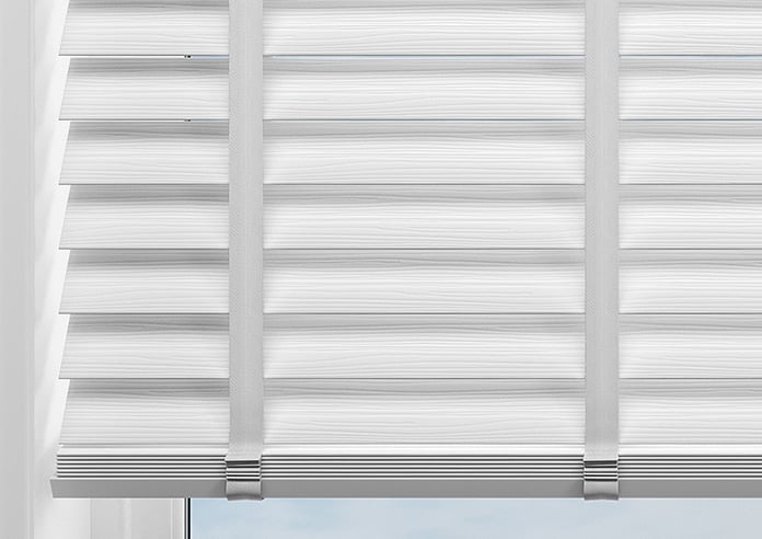 Ecowood Deluxe, Supreme White Fine Grain - Motorised Venetian Blind - Image 10